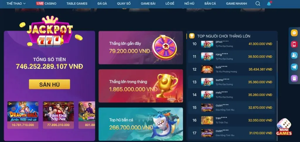 Thưởng nạp lại Sao79